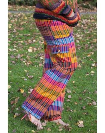 Pantalon femme large clown