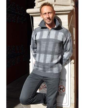 Pull camionneur en laine