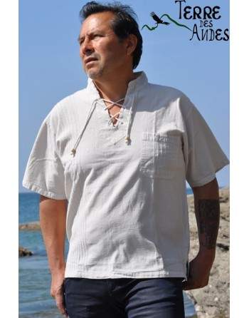 Tunique péruvienne beige