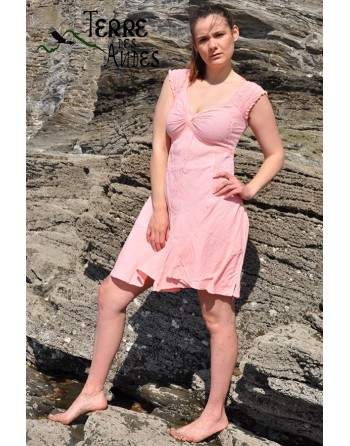 Robe péruvienne rose