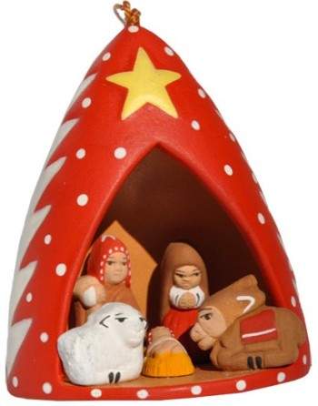 Creche chaumiere andine