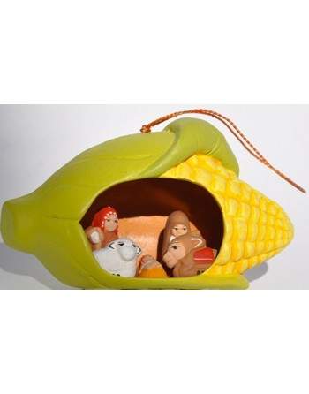 Crèche dans un choclo