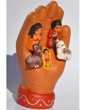 Crèche la main des Andes