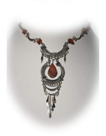 Collier Inti pierre semi-precieuses