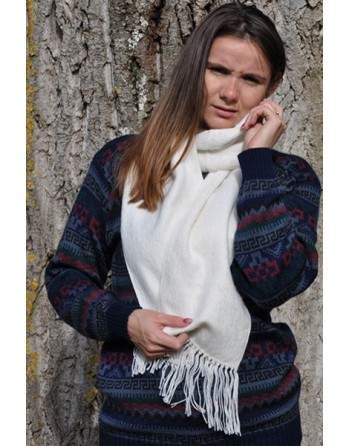 Echarpe Camargo blanc