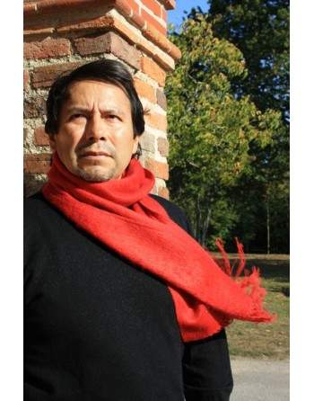 Echarpe roupe en laine d'alpaga