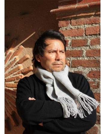 Echarpe péruvienne gris