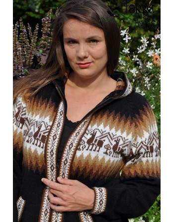 Tricot en laine d'alpaga très doux au toucher