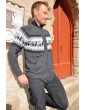Cardigan péruvien gris anthracite