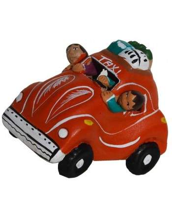 Taxi péruvien rouge