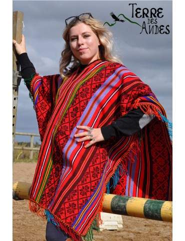 Poncho en laine Cuzco