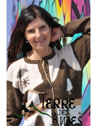 Gilet Altiplano marron...