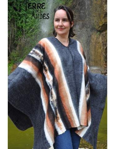 Poncho Andes gris...