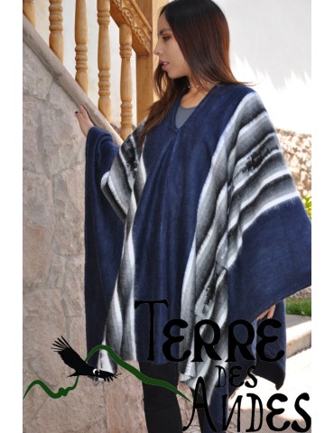 Poncho péruvien femme laine...