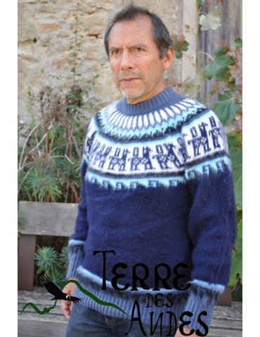 Pull-over péruvien en laine...