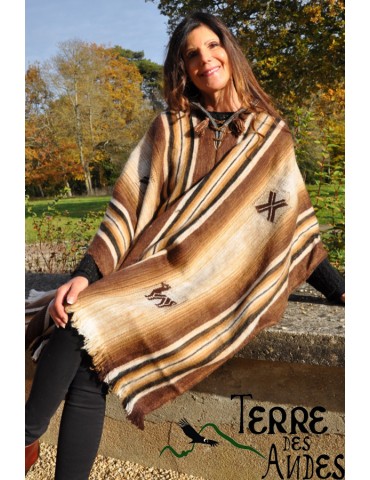 Exclusif, poncho rustique...