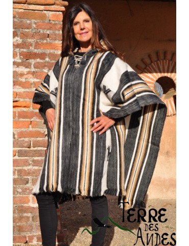 Exclusif, poncho rustique...