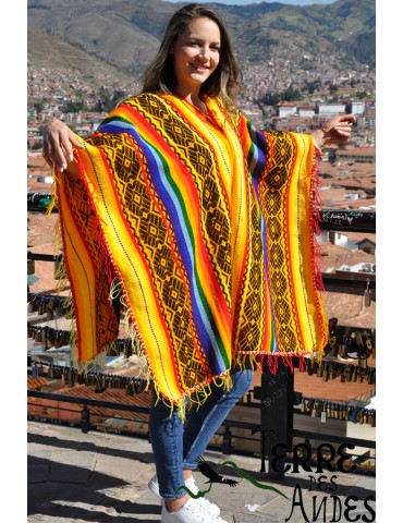 Poncho cuzco Inti soleil...