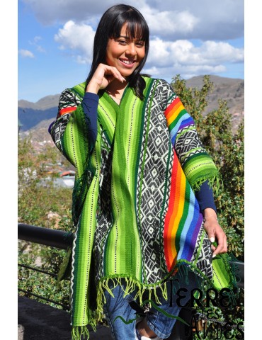 Poncho Cuzco vert