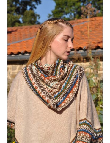 Poncho señorita péruvien...