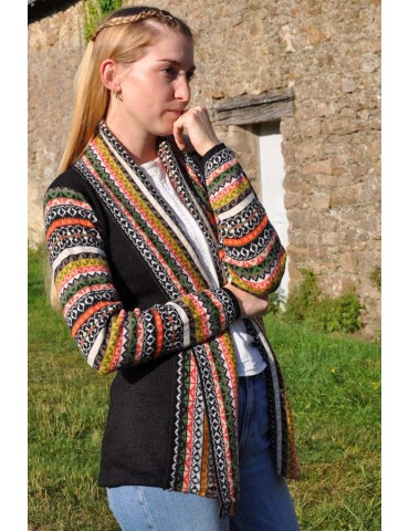 Cardigan laine d'alpaga