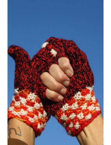 Paires de moufles grand...