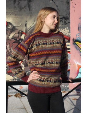 Pull-over jacquard femme...