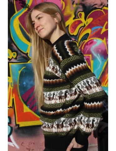 Pull-over jacquard femme...