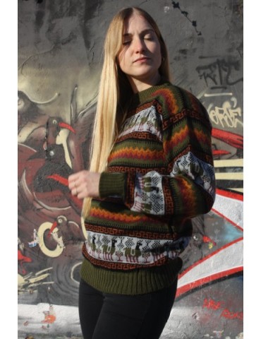 Pull-over jacquard femme...