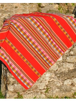 Tissu péruvien couleur...