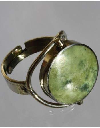 Bague réversible en serpentine