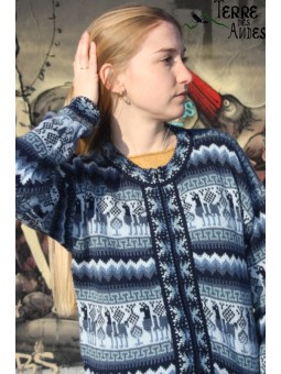 Gilet Suspiro Limeña Azul...