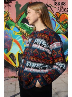 Gilet Suspiro limeña arco iris