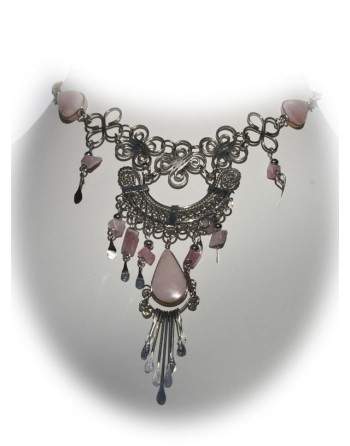 Collier Quilla en pierres semi-precieuses