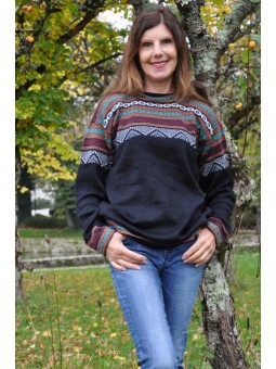 Pullover en laine blue