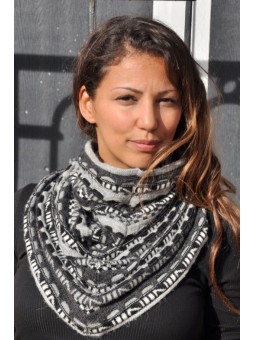 Écharpe véritable laine...