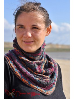 Écharpe tube finition en...