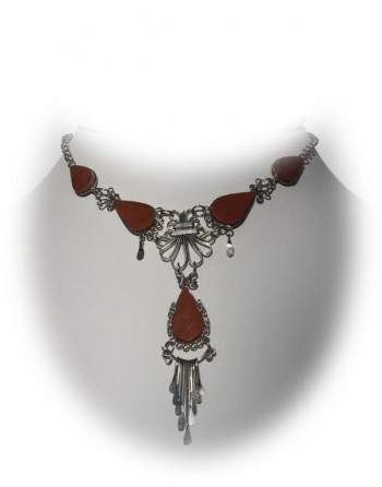 Collier Ticka pierre semi-precieuses