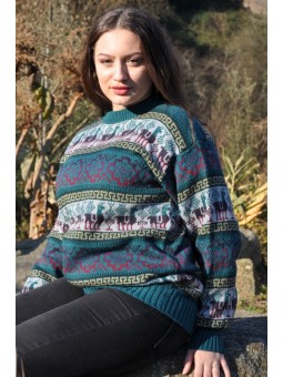 Pull-over jacquard femme...