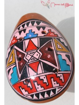 Ocarina en céramique motifs...