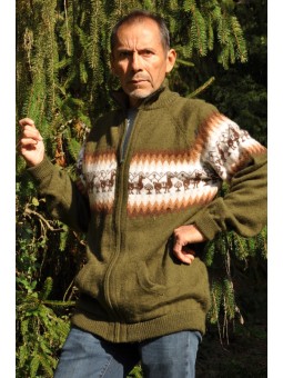 Cardigan péruvien couleur...