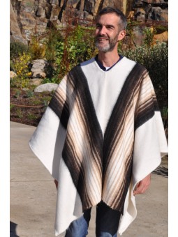 Poncho Titicaca couleur noir