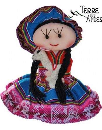 Poupée cholita péruvienne