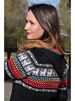 Gilet péruvien noir