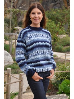 Pull-over jacquard femme...