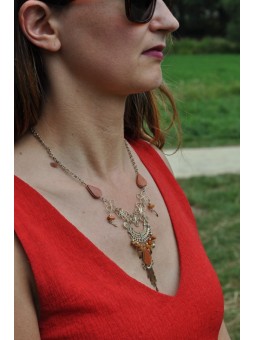 Collier Quilla en pierres...