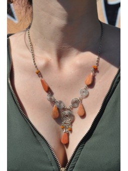 Collier dessins Nazca