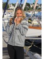 Tricot gris clair en laine d'alpaga