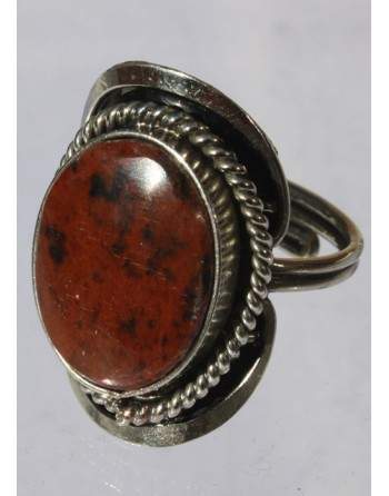 Bague en oeil de tigre.