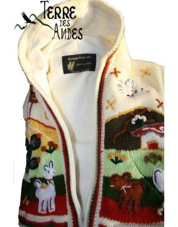 Veste enfant doublée polaire pour garçon ou fille